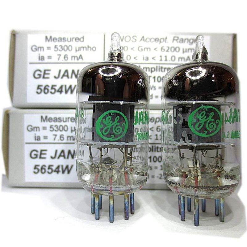 Bóng đèn GE JAN 5654W cao cấp dành cho Amply đèn. Bản nâng cấp tuyệt vời cho bóng 6J1, 6AK5, 6K4, EF95