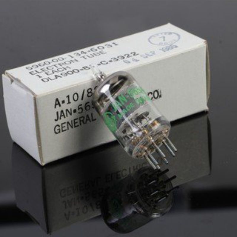Bóng đèn GE JAN 5654W cao cấp dành cho Amply đèn. Bản nâng cấp tuyệt vời cho bóng 6J1, 6AK5, 6K4, EF95