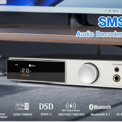 DAC SMSL và Sabaj mới ra mắt cuối 2025 nâng cấp công nghệ âm thanh Hi-Res