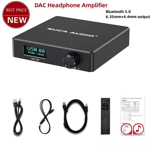 Suca Audio  DAC Q8 - Headphone Amp Hifi Dac Decoder