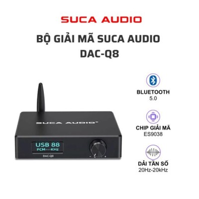 Suca Audio  DAC Q8 - Headphone Amp Hifi Dac Decoder