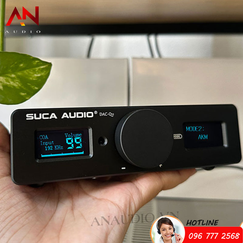 Bộ Giải mã DAC SUCA AUDIDO Q11- Trải Nghiệm Sự khác biệt giữa chip ESS và AKM