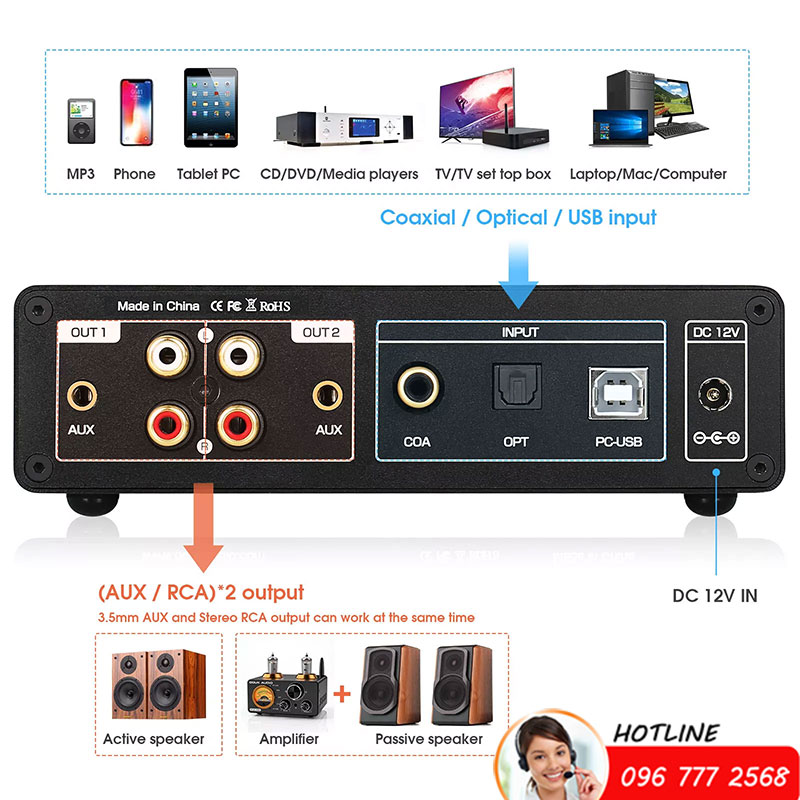 Bộ Giải mã DAC SUCA AUDIDO Q11- Trải Nghiệm Sự khác biệt giữa chip ESS và AKM