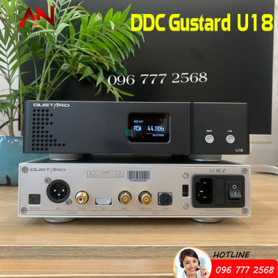 DDC GUSTARD U18 Tiếng ồn cực thấp DSD512 PCM768kHz XU216