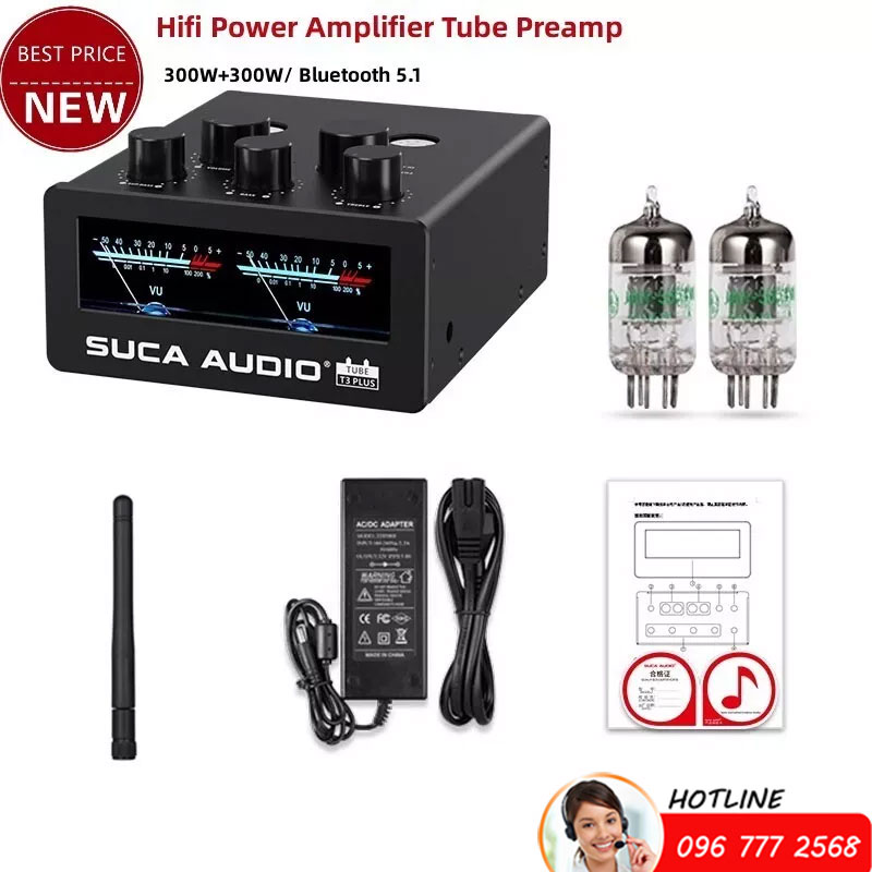 Amply SUCA TUBE T3PLUS - Công Suất 600W- Bluetooth 5.1