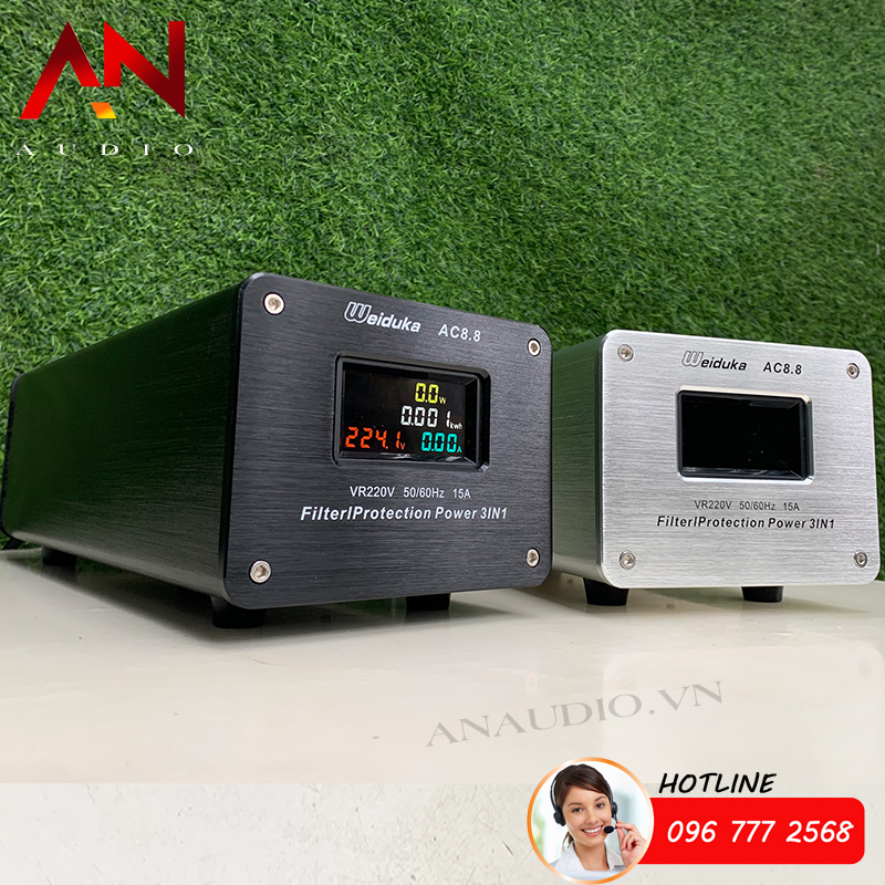 Bộ lọc nguồn điện Weiduka AC8.8 Pro: Lọc điện audio dành cho hệ thống âm thanh cao cấp